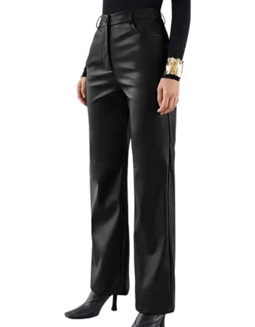 Women PU Leather Pants