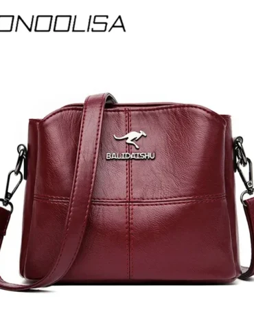 High Quality Soft PU Leather Shoulder Crossbody Bag